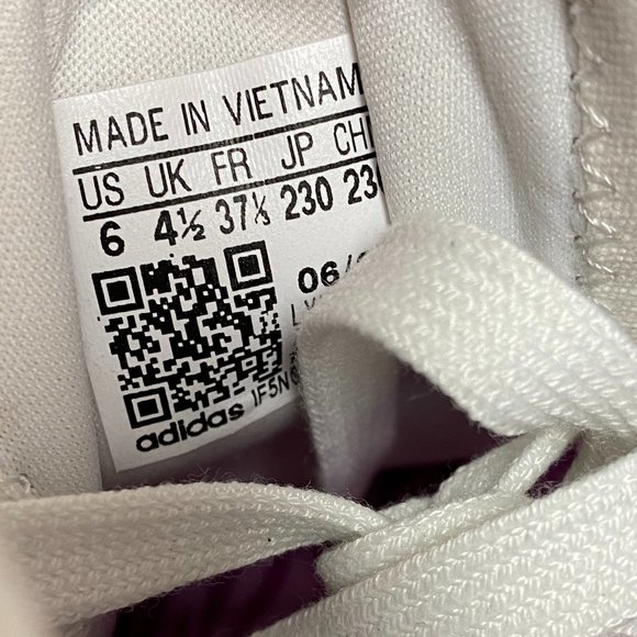 Adidas Nizza Low Top Womens Casual Platform Shoes White Black GZ9681 NEW Size 6 - Picture 10 of 10